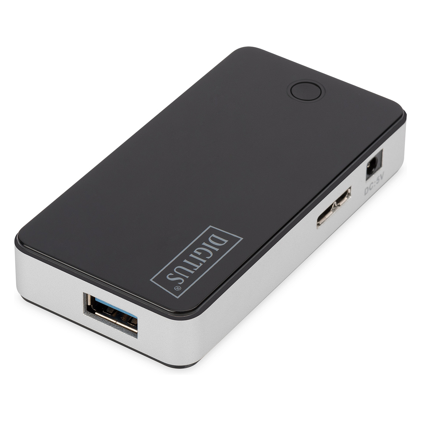 Hub USB DIGITUS 3.0 4‑Port në 4x USB‑A 3.0 me Netzteil - Zezë - 3
