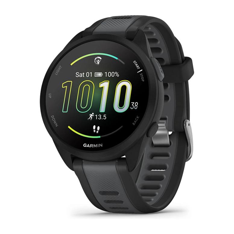 Orë e mençur Garmin Forerunner 165 / 43mm / AMOLED / GPS / Bluetooth / Wi-Fi / 4GB - Zezë/Hiri - 1