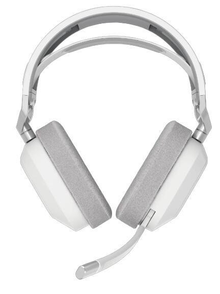 Kufje Gaming Corsair HS80 Max / CA-9011296-EU / Wireless / 2.4GHz + Bluetooth - Bardhë - 2