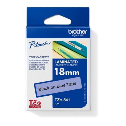 Shirit për Printer 3D Brother Colour Ribbon TZE-541 / TZE541 - Zezë mbi Blu - 1