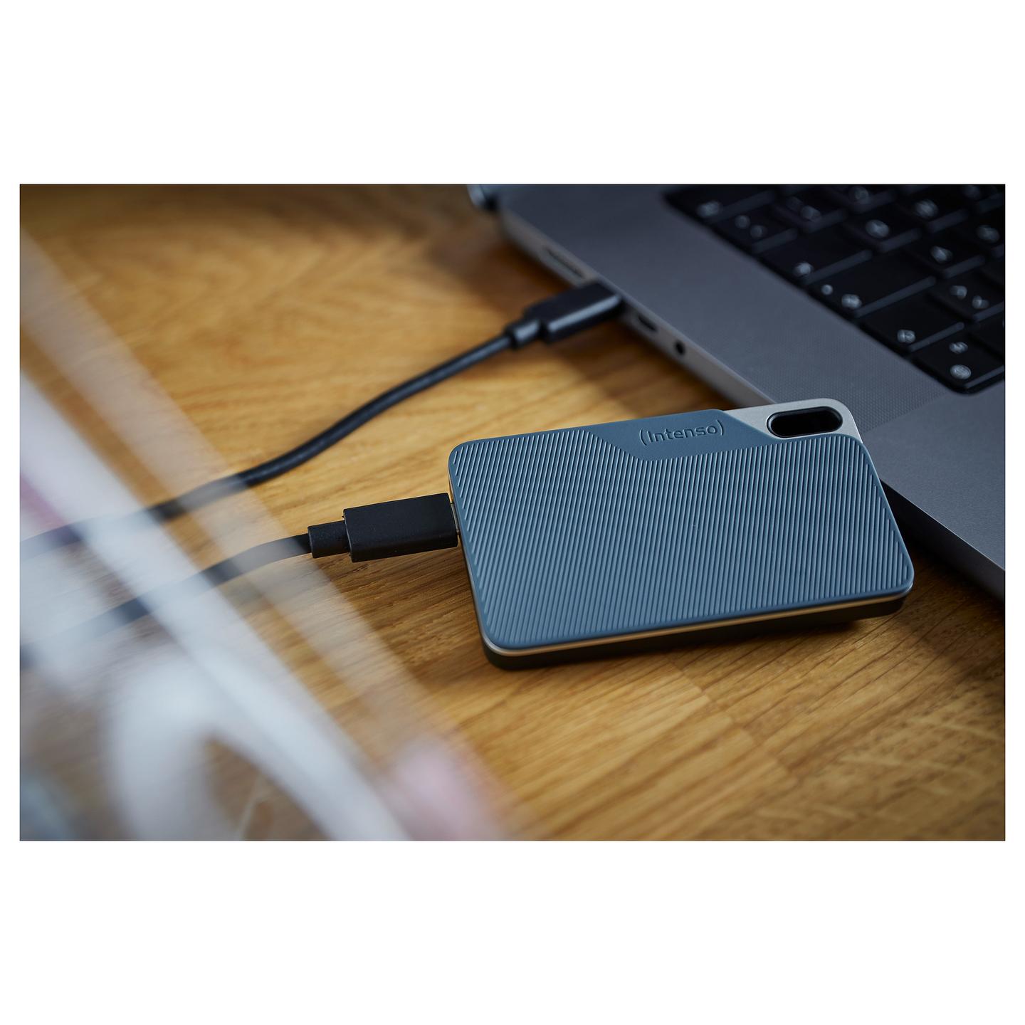 SSD e Jashtme Intenso TX100 / 1TB / USB-C 3.2 Gen 1 – Gri/Blu - 7