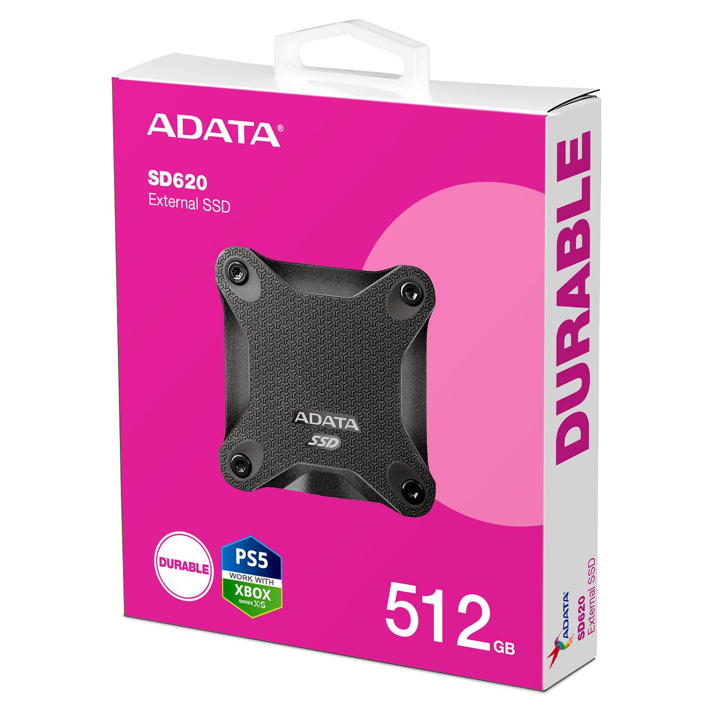SSD e Jashtme ADATA SD620 / 512GB / USB 3.2 Gen 2 / 520MB/s Lexim / 460MB/s Shkrim - Zezë - 6
