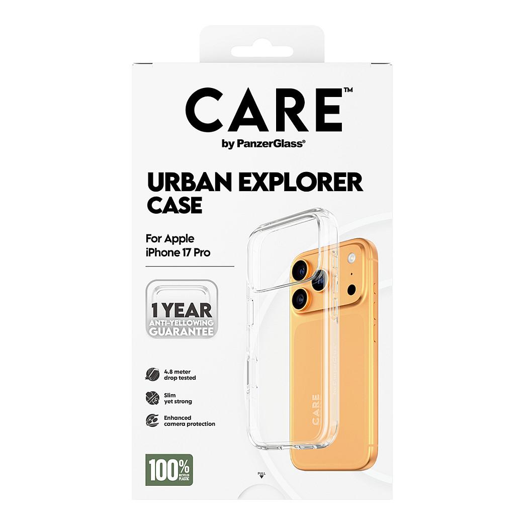 Aksesorë për telefon PanzerGlass CARE™ Urban Explorer / Case / Apple iPhone 17 Pro / Plastikë e ricikluar - Transparent - 3