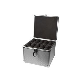 Këllëf mbrojtës për disqe LogiLink UA0193, 10x 3.5", ABS, me bravë dhe dorezë - Argjend - 2