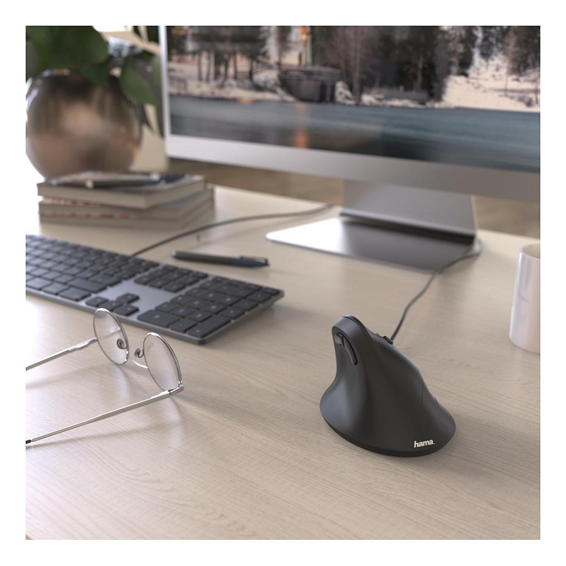 Maus me kabllo Hama EMC-500 / 00182651 / Sensor Optik / 1800 DPI / Wired USB – Zezë - 6