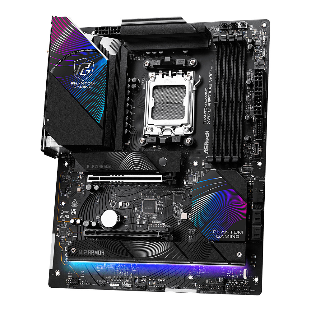 Pllakë Amë ASRock X870 Riptide WiFi / AM5 / DDR5 / ATX - 5