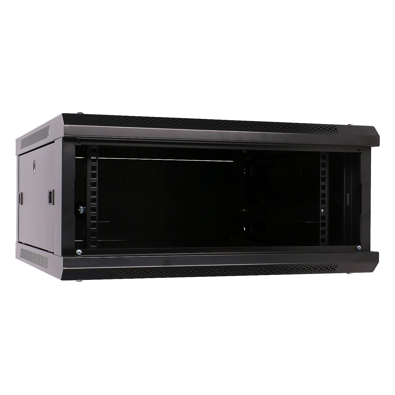 Kabinet Rack Extralink EX.2893, 4U, 19", 600×600mm, Montim në Mur, 30kg - Zezë - 5