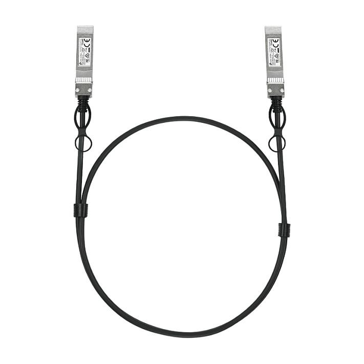 Kabllo DAC TP-Link Omada SM6220-1M, SFP28–SFP28, 25 Gbps, 1 m - Zezë/Argjend