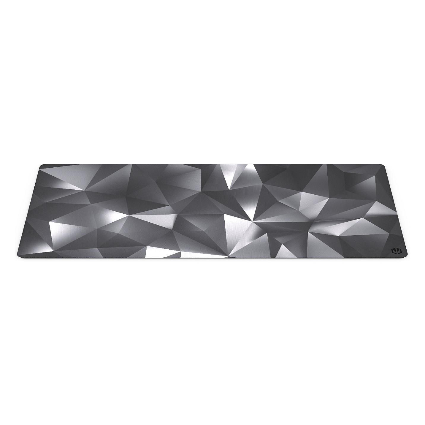 Mauspad Gaming ENDORFY Crystal Black XL / 900x400x3mm / XL / Sipërfaqe Pëlhure / Rezistent ndaj Lagështirës / Skaje të Qepura / Bazë Gome – Zezë/Gri/Bardhë - 5