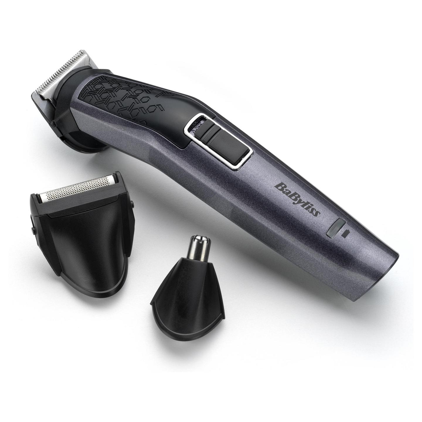 Makinë rroje multifunksionale BaByliss MT727E / 10-in-1 / Carbon Titanium / 0.5–8mm / 60 Min / Ni-MH – Zezë/Argjendtë - 6