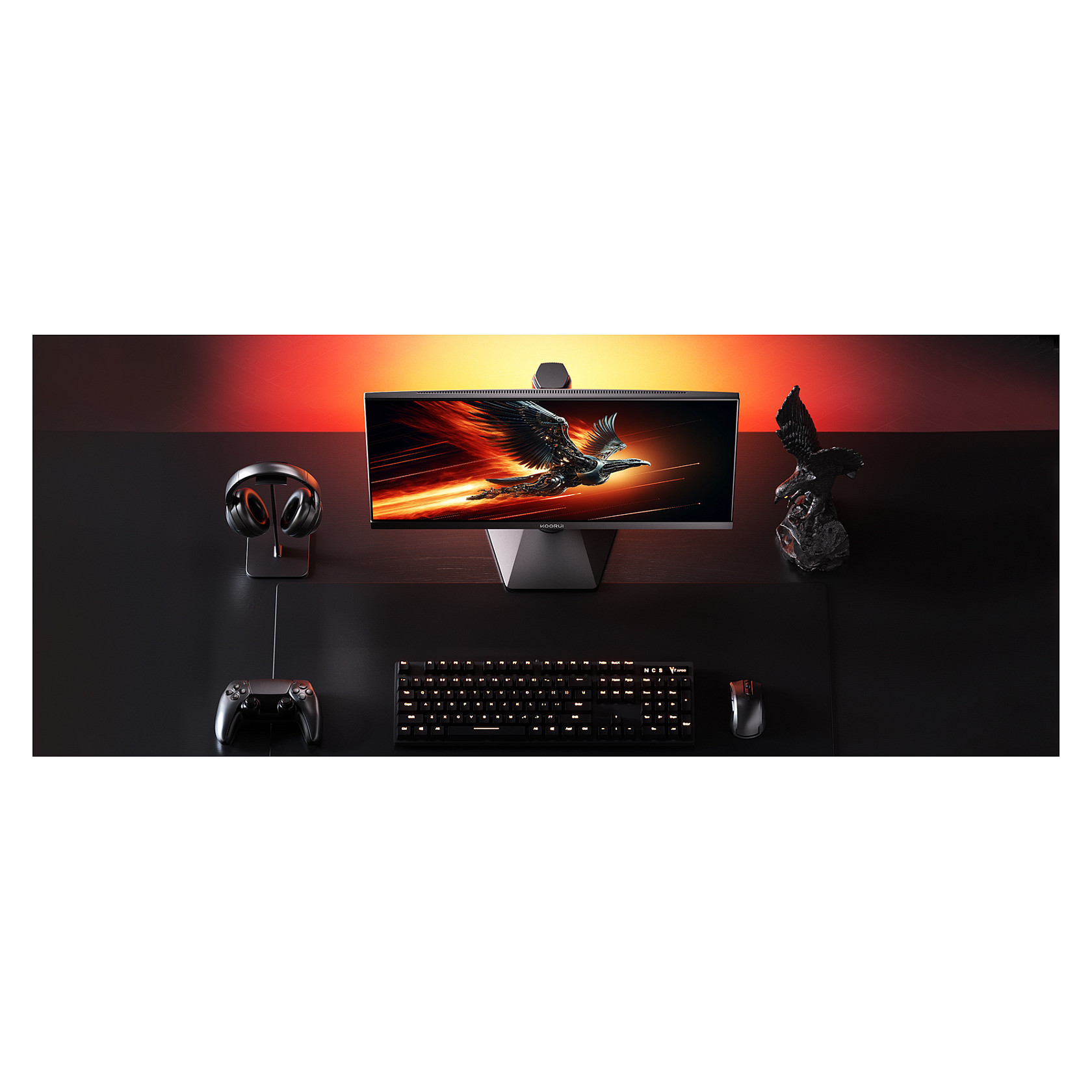Monitor Gaming KOORUI G2722P / 27"/ Quad HD IPS / 200Hz / 1ms / HDMI+USB+DP - Zezë - 21