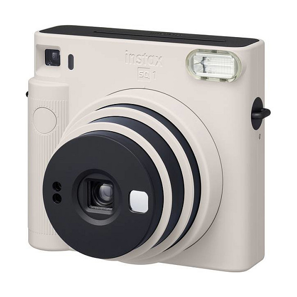 Kamerë Instante Fujifilm Instax Square SQ1 / 65.75mm F12.6 / 62x62mm / Auto Exposure / Selfie Mode / Built-in Flash - Bardhë/Zezë
