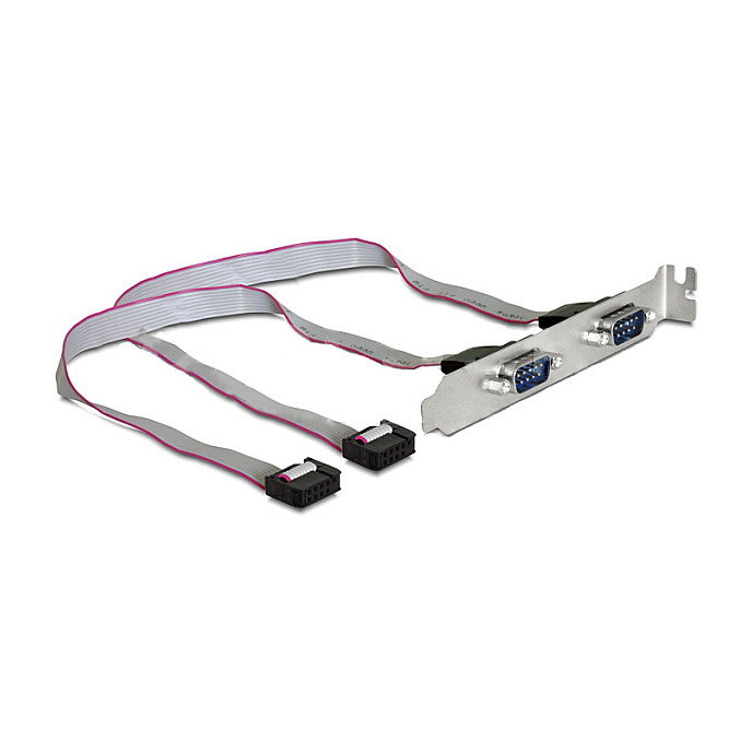 Bracket për PC – 2x Port Serial COM - 1