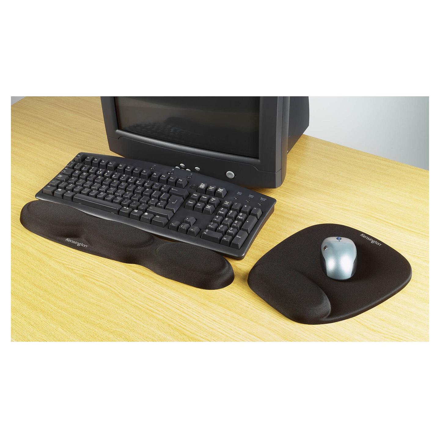 Mauspad Kensington 62384, Me Mbështetëse për Kyçin e Dorës, 250 × 210 mm – Zezë - 2