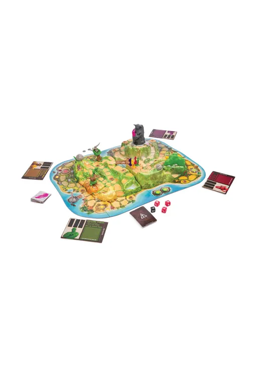 Lodra Spin Master Jumanji Stampede – 3D Cooperative Board Game / 2–4 Players / 5 Magic Crystals / 6 Jungle Dangers - Mix - 2