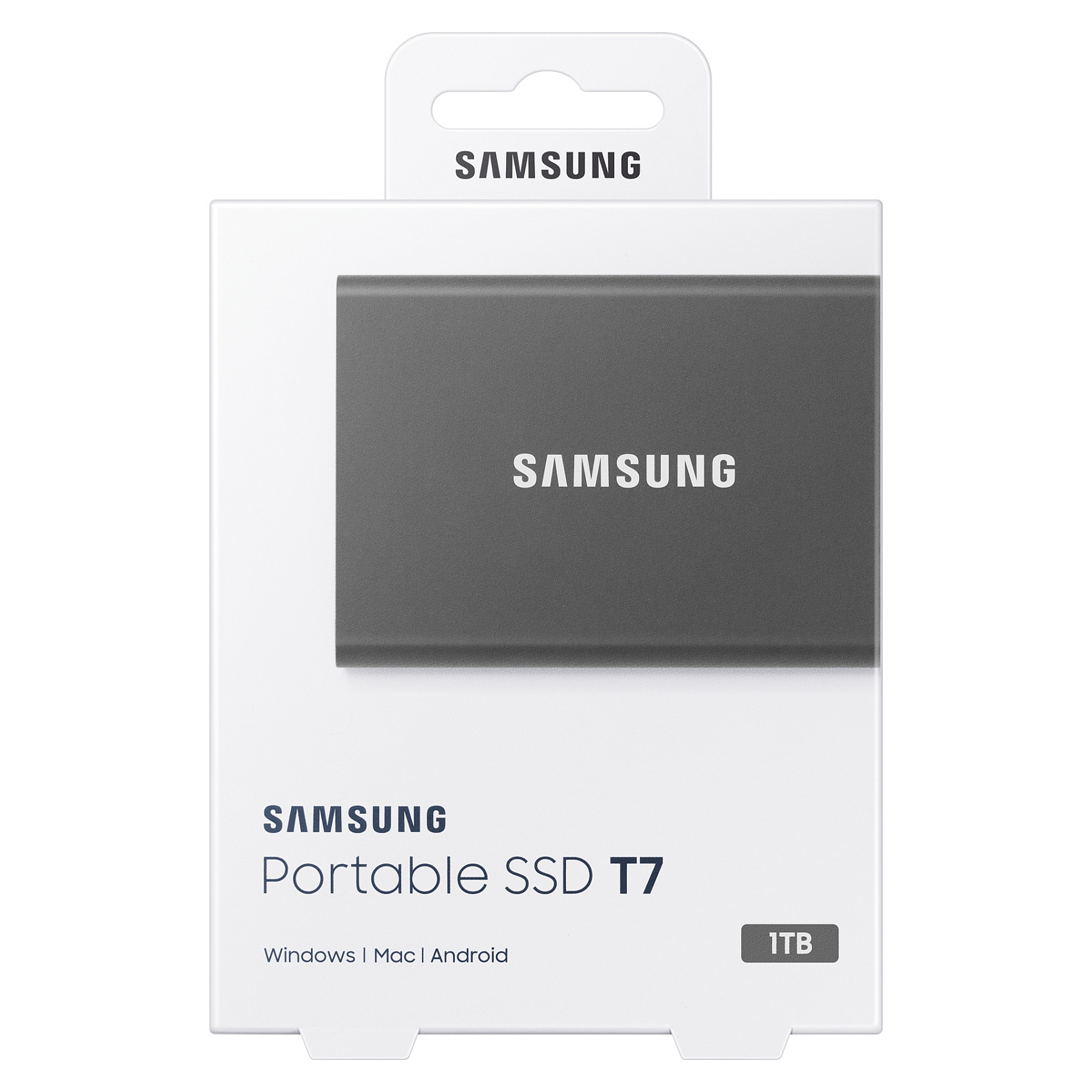 SSD Samsung Portable T7 / 1TB / 1050 MB/s / USB Type-C. 3.2 Gen 2 / Password protection / Hirit - 8