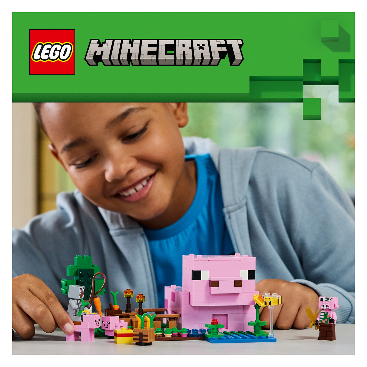 LEGO 21268 Minecraft The Baby Pig House - 16