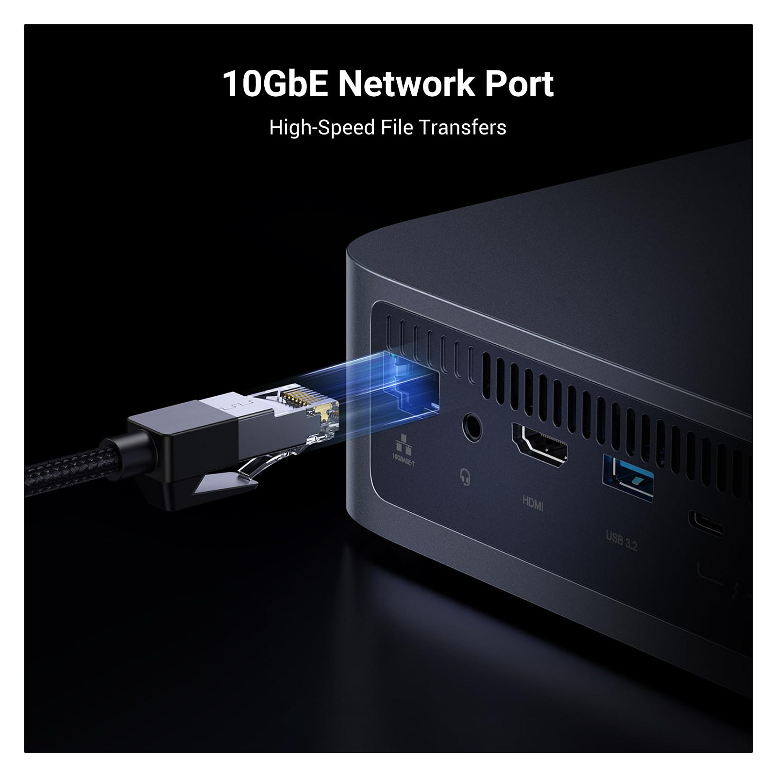 UGREEN NASync DXP480T Plus 4-Bay All-Flash NAS me Intel Core i5-1235U, 8GB DDR5, 10GbE dhe M.2 NVMe SSD - 5