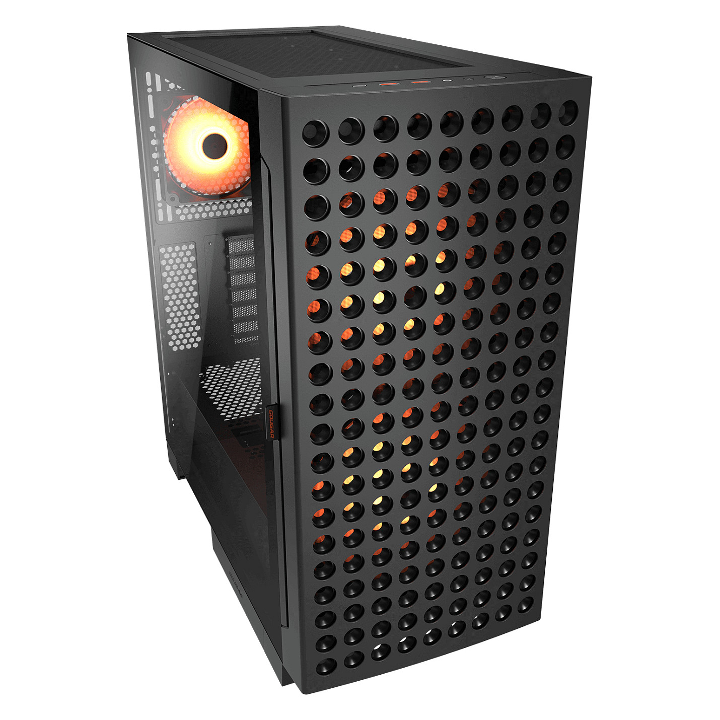 Kasë Midi COUGAR Airface ECO / ARGB – Zezë - 2
