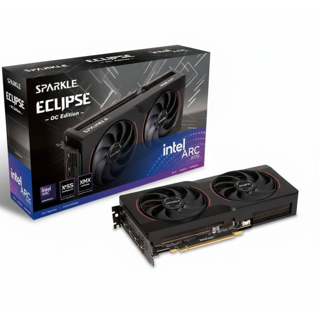 Kartelë Grafike Intel Arc B570 / 10GB GDDR6 / 160-bit / Sparkle ECLIPSE OC - 2