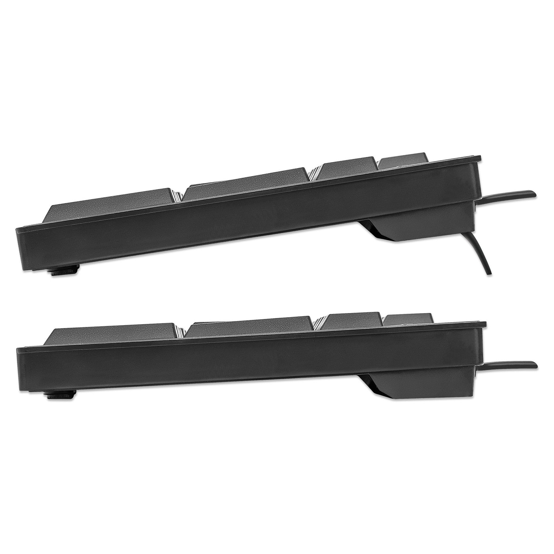 Tastierë me Kabllo Manhattan USB - Zezë - 7