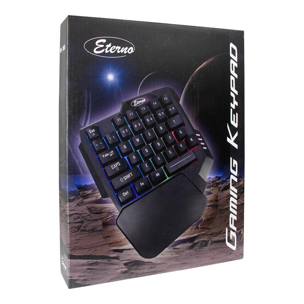 Tastierë Gaming Inter-Tech KB-3035 / Mini / 35 Taste / QWERTY / Wired / USB 2.0 / RGB - Zezë - 3