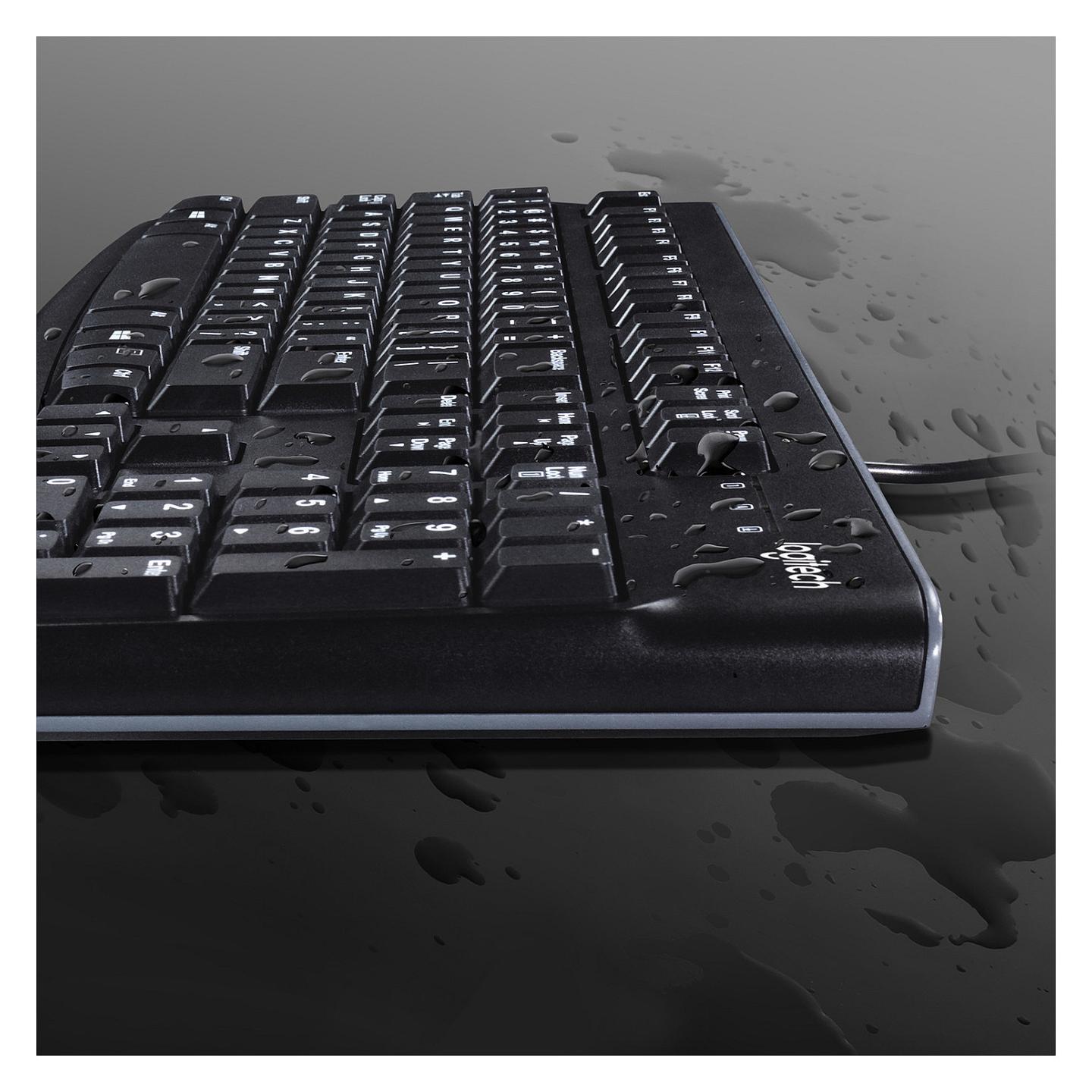 Tastierë me kabllo Logitech K120 / USB / Full-Size / QWERTZ / Swiss - Zezë - 5