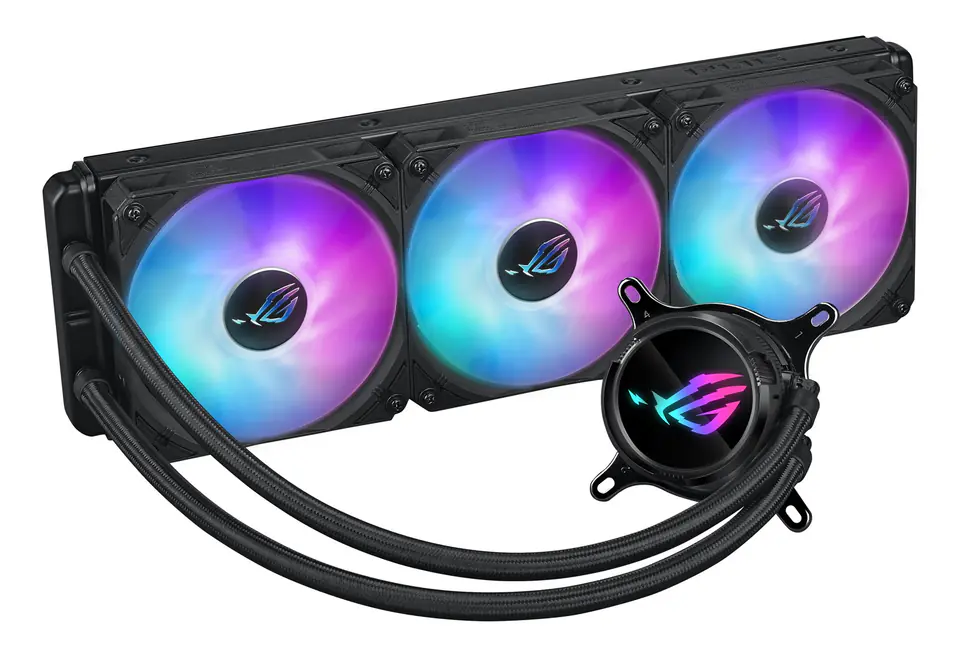Ftohës për Procesor ASUS ROG Strix LC III 360 ARGB / 3x120mm / 800-2200 RPM / AIO Liquid – Zezë