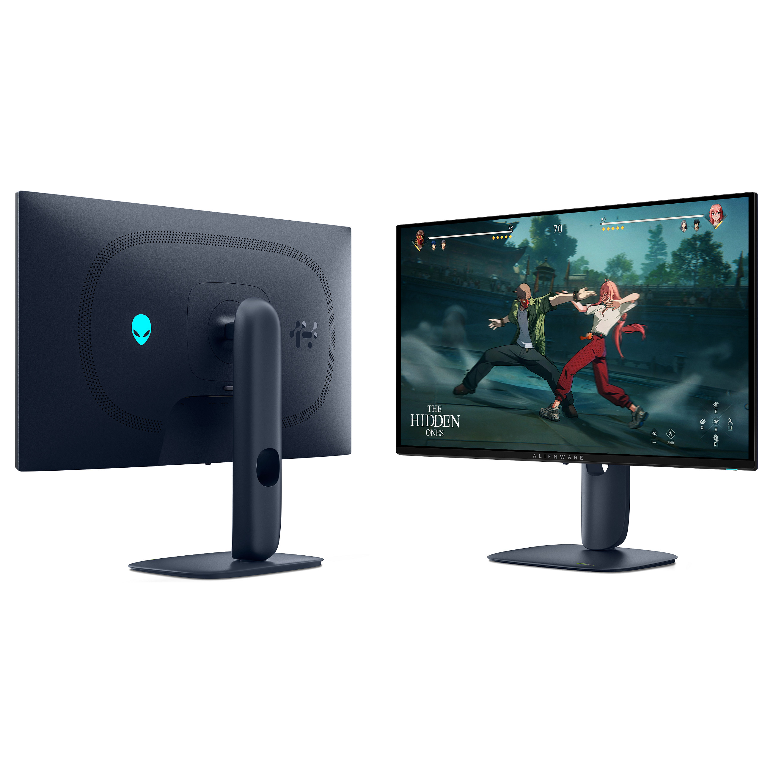 Monitor Gaming DELL Alienware AW2725D / 27" / Quad HD OLED / QD-OLED / 280 Hz / 0.03 ms / HDMI+USB+DP+HDCP - Blu e Errët - 8