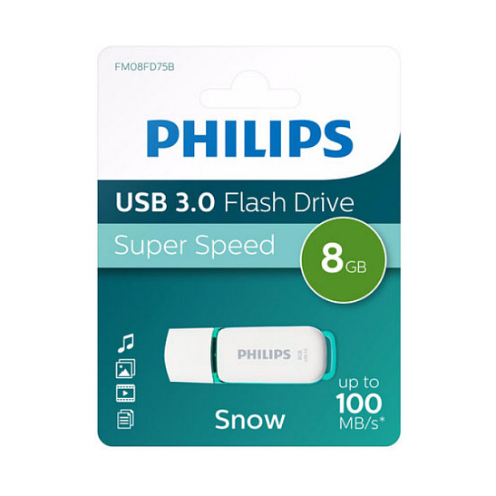 USB Flash Drive / Philips Snow Edition / 8 GB / USB 3.0 / Gjelbër - 2