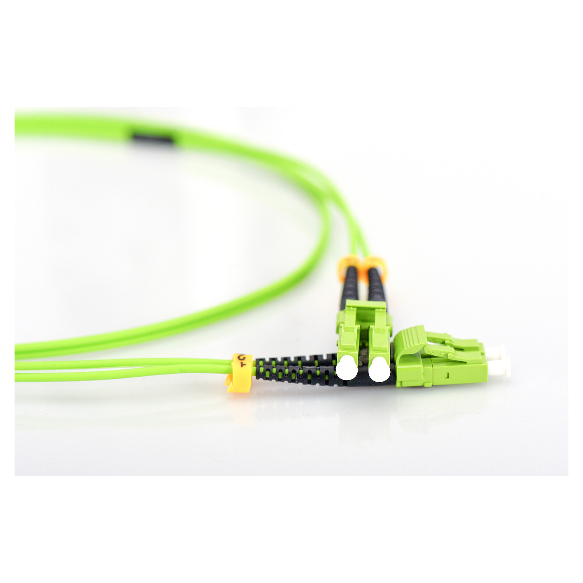 Kabllo për Rrjet DIGITUS LWL Patch LC–LC 2.00m Multimode Duplex OM5 - 2