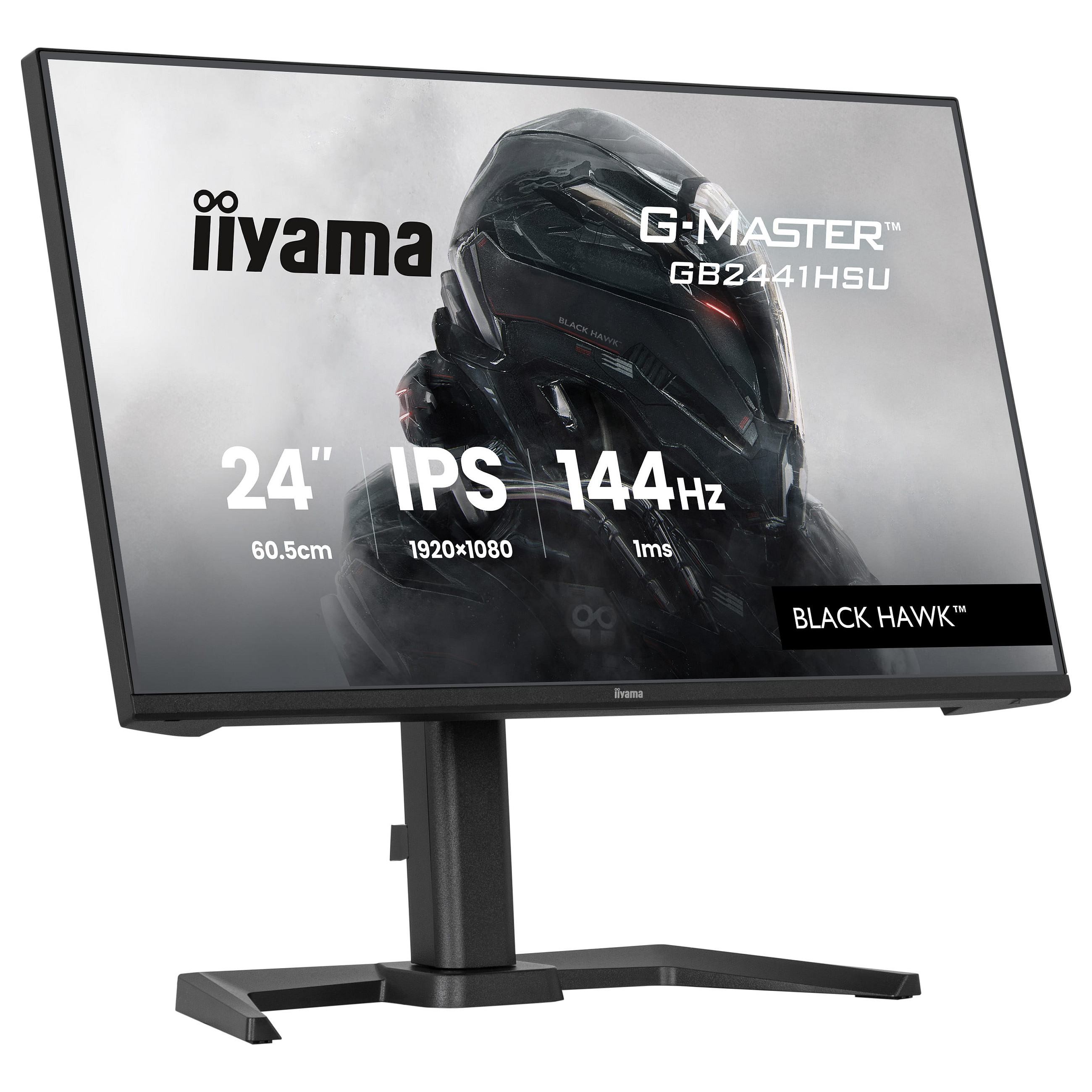 Monitor Gaming iiyama G-Master GB2441HSU-B1 / 23.8"/ Full HD IPS / LED / 144 Hz / 1 ms / HDMI+USB+DP+HDCP - Zezë - 5