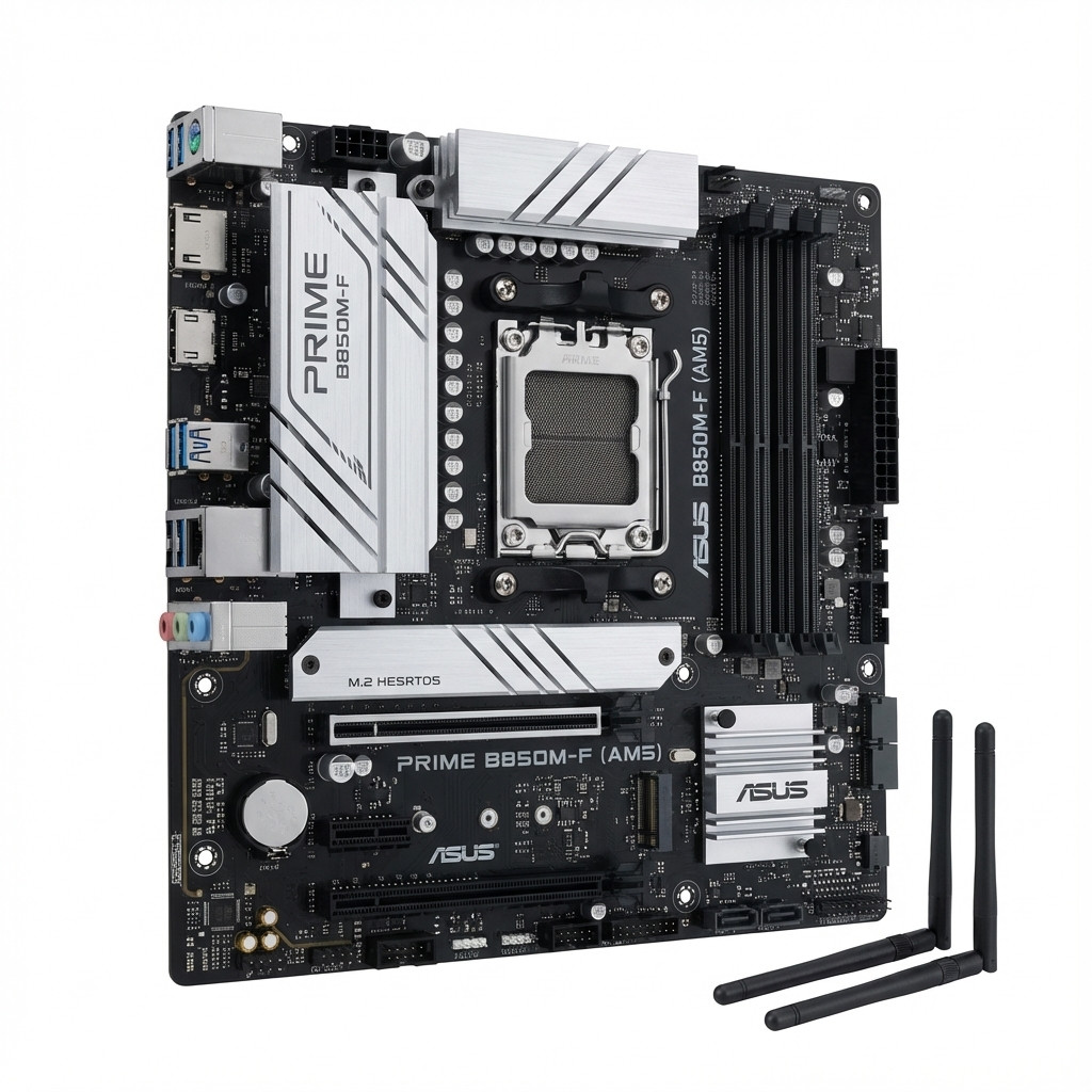 Pllakë Amë AMD AM5 ASUS PRIME B850M-F / DDR5 / mATX / HDMI - 1