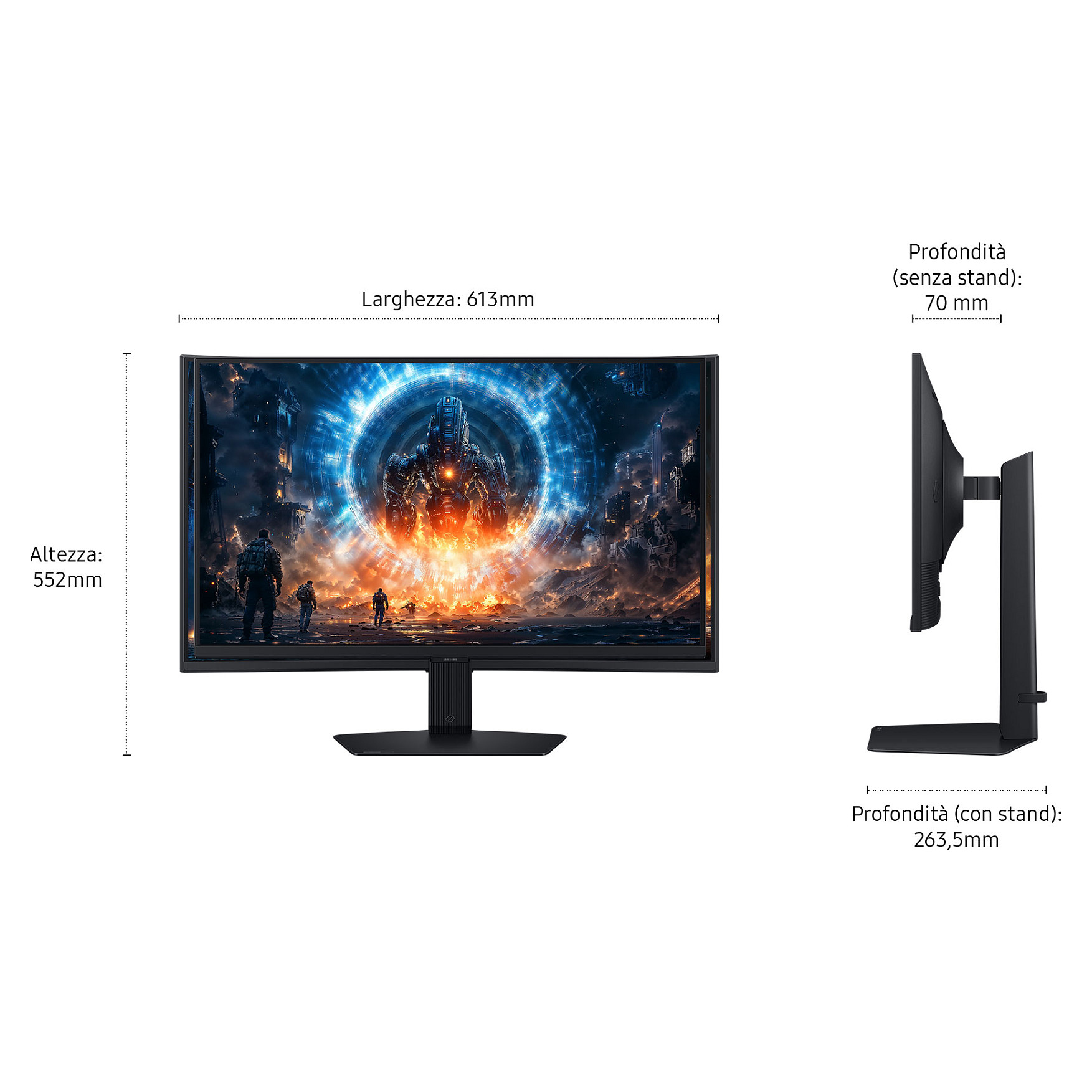Monitor Gaming Samsung S27FG602EU G60F / 27" / Quad HD IPS LCD / 350 Hz / 1ms / HDMI + DP - Zezë - 5