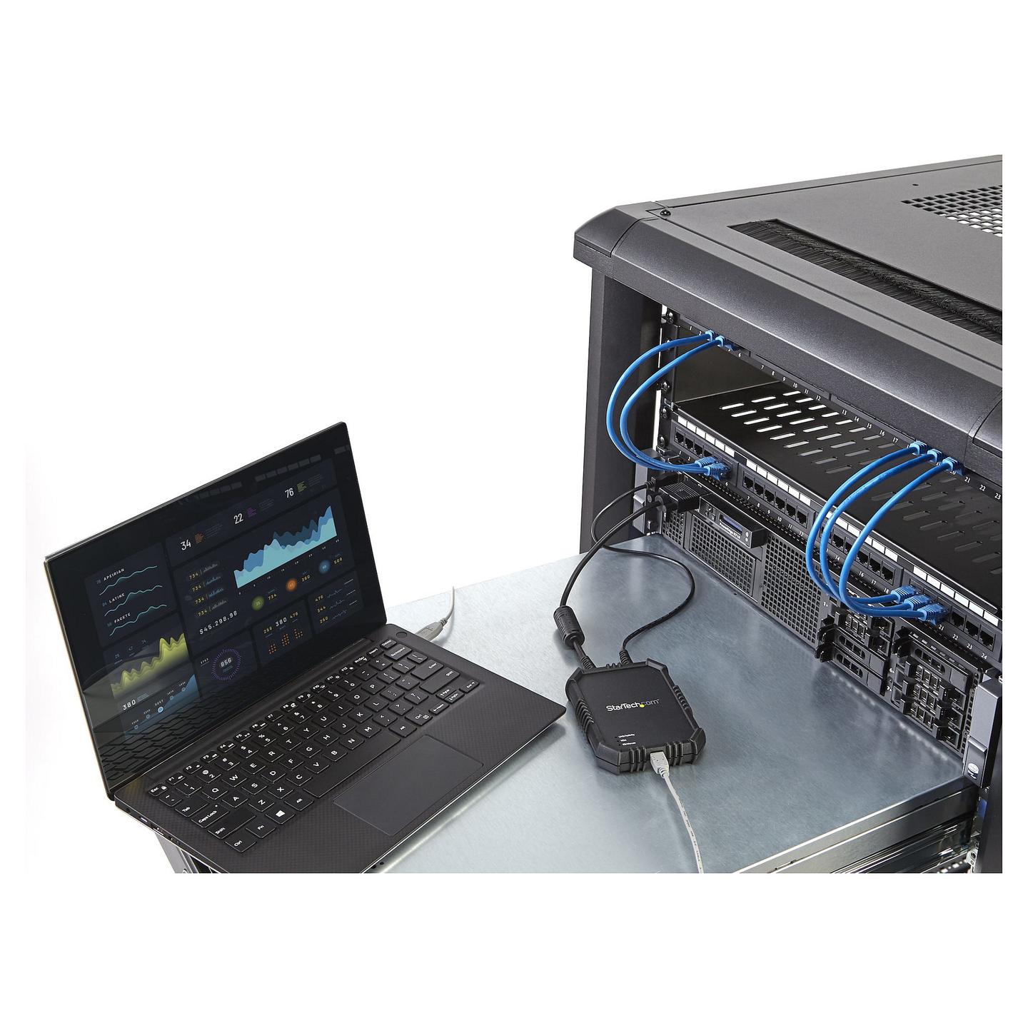 KVM Switch StarTech.com NOTECONS02X, VGA, USB, 1920×1200px 60Hz, USB-Powered, TAA - Zezë - 5
