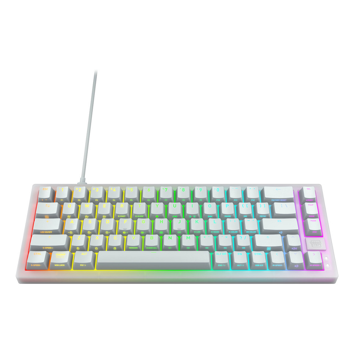 Tastierë Gaming CHERRY XTRFY K5V2 MX Red Wired / QWERTY - Bardhë - 2