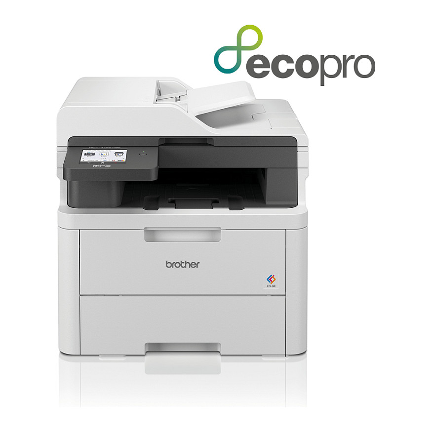 Printer Multifunksional Brother MFC-L3740CDWE 4in1 LAN WLAN ADF Duplex - 1