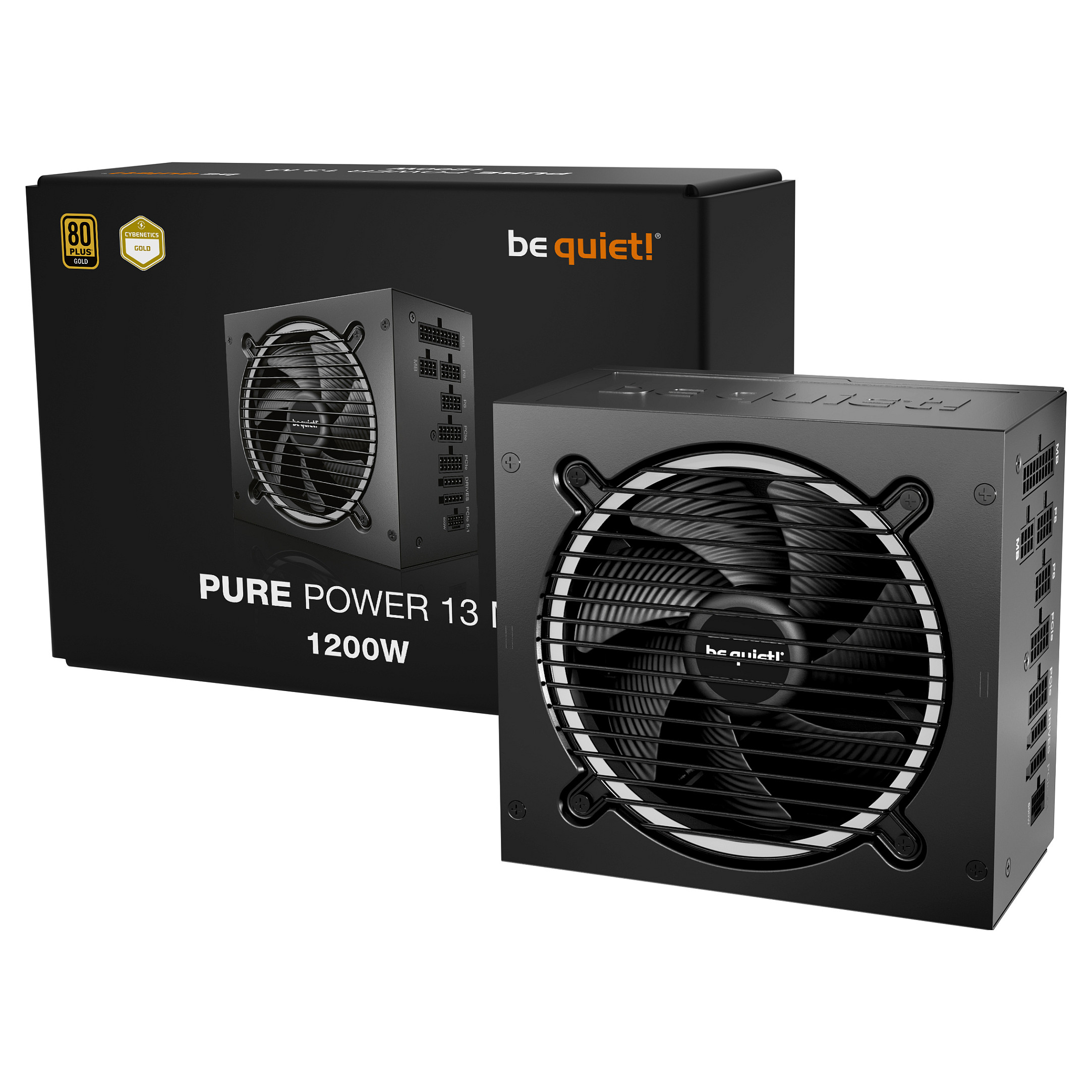 Furnizues Energjie be quiet! Pure Power 13 M / 1200W / ATX 3.1 / 80 PLUS Gold / Fully Modular - Zezë - 2