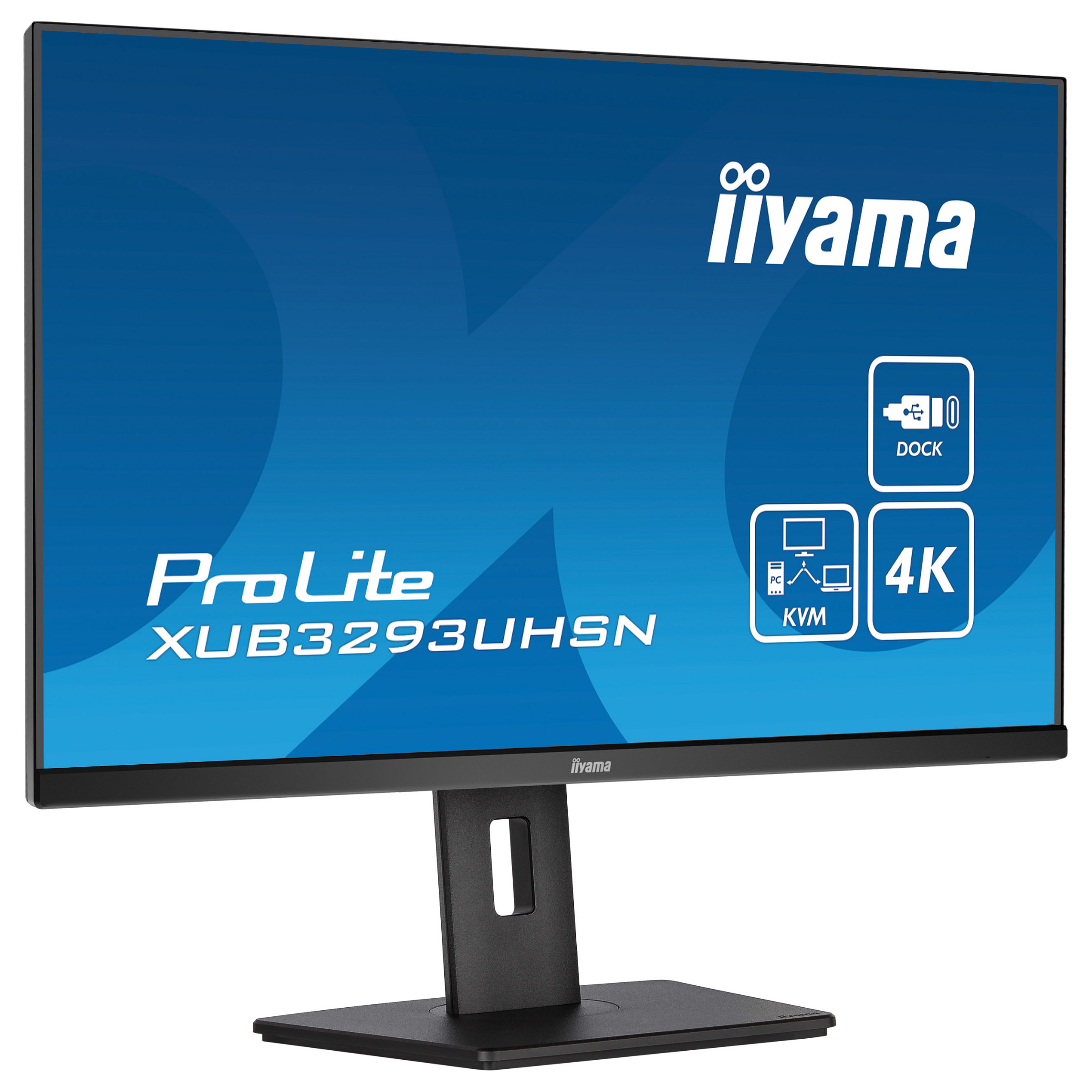 Monitor iiyama LCD Business XUB3293UHSN-B5 IPS 32'' (3840x2160)  4ms HDMI DisplayPort USB-C UHD Black - 3