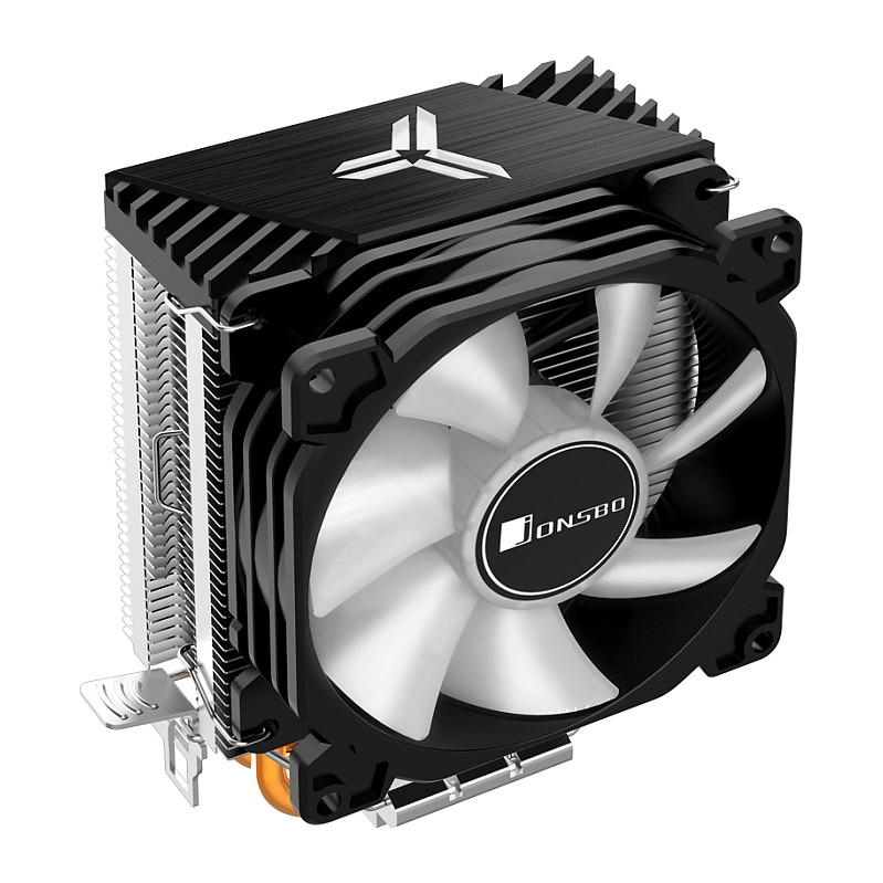 Ftohës për Procesor Jonsbo CR-1200 / 95W TDP / 2×6mm Heatpipe / 92mm Fan / ARGB / LGA115x/1200/1700 / AM4/AM5 – Zezë - 8