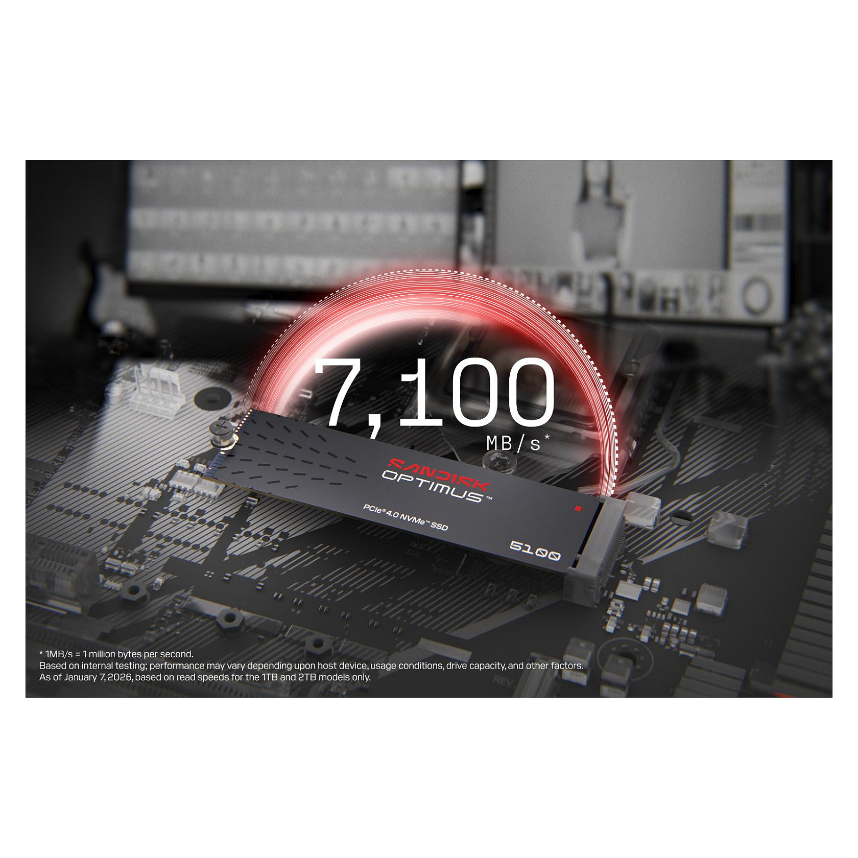 SSD e Brendshme SanDisk Optimus 5100 / 2TB / M.2 PCIe - 5
