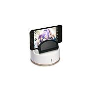 Aksesorë për telefon TerraTec Roobinho / Robot Selfie 360° / Bluetooth / Mbajtëse 1/4" – Zezë/Bardhë