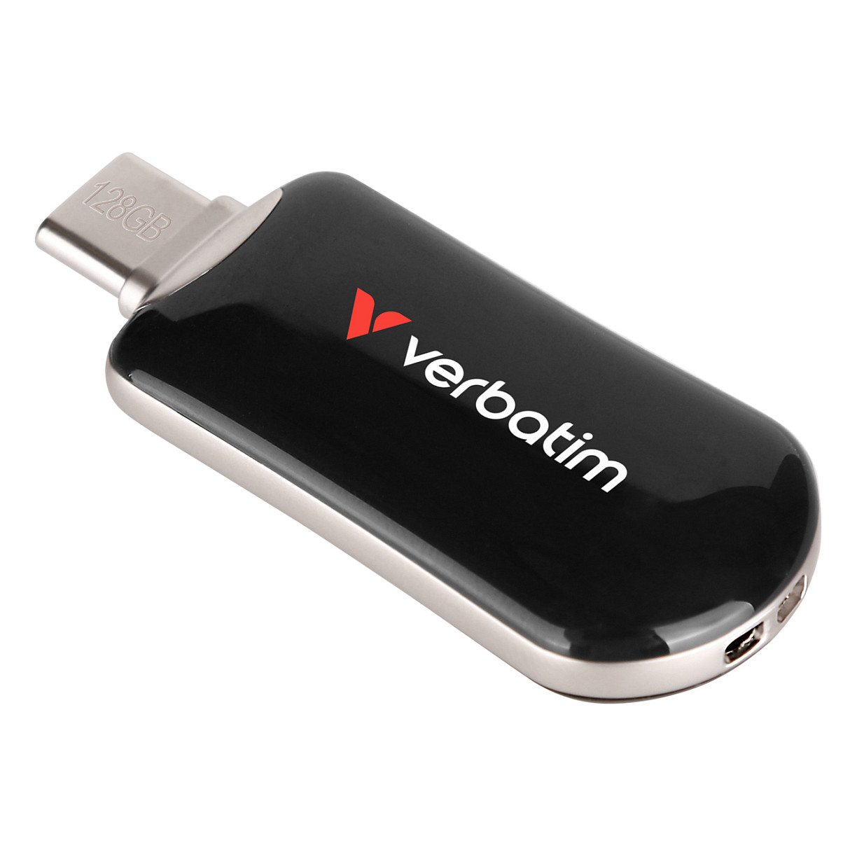 USB STICK 128GB Verbatim Plectra USB-C, e zezë - 3