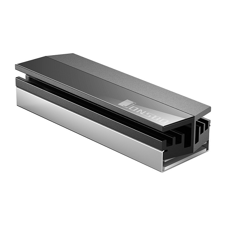 Ftohës Pasiv për M.2 SSD Jonsbo / M.2 2280 / 75×25.2×19.3mm – Gri - 3
