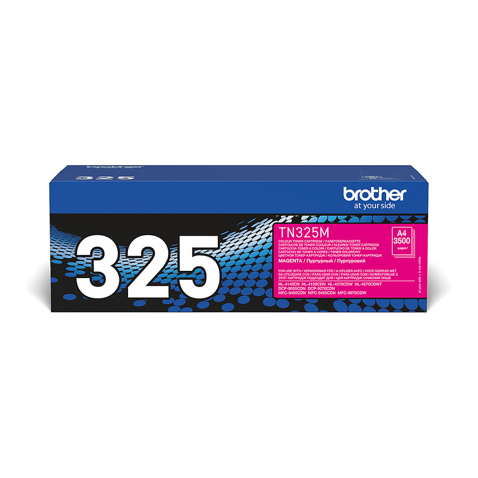 Toner Brother TN-325M Cartridge Original  / High Yield / Bis zu 3.500 Seiten (ISO/IEC 19798) – Rozë - 1