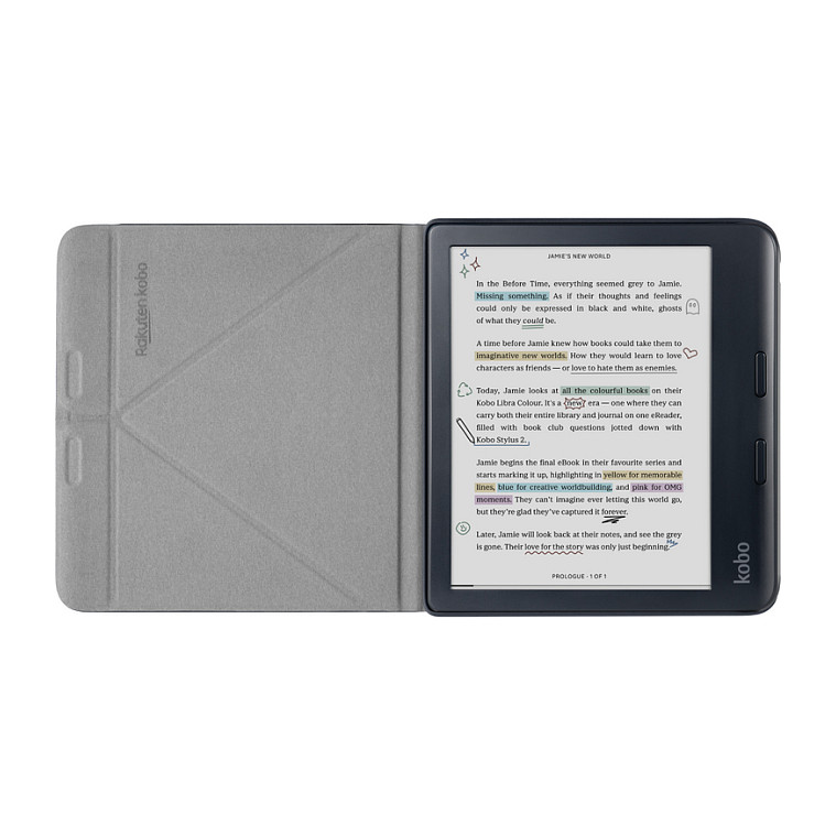 E-book Rakuten Kobo Libra Colour SleepCover / 7" / Folio - Zezë - 2