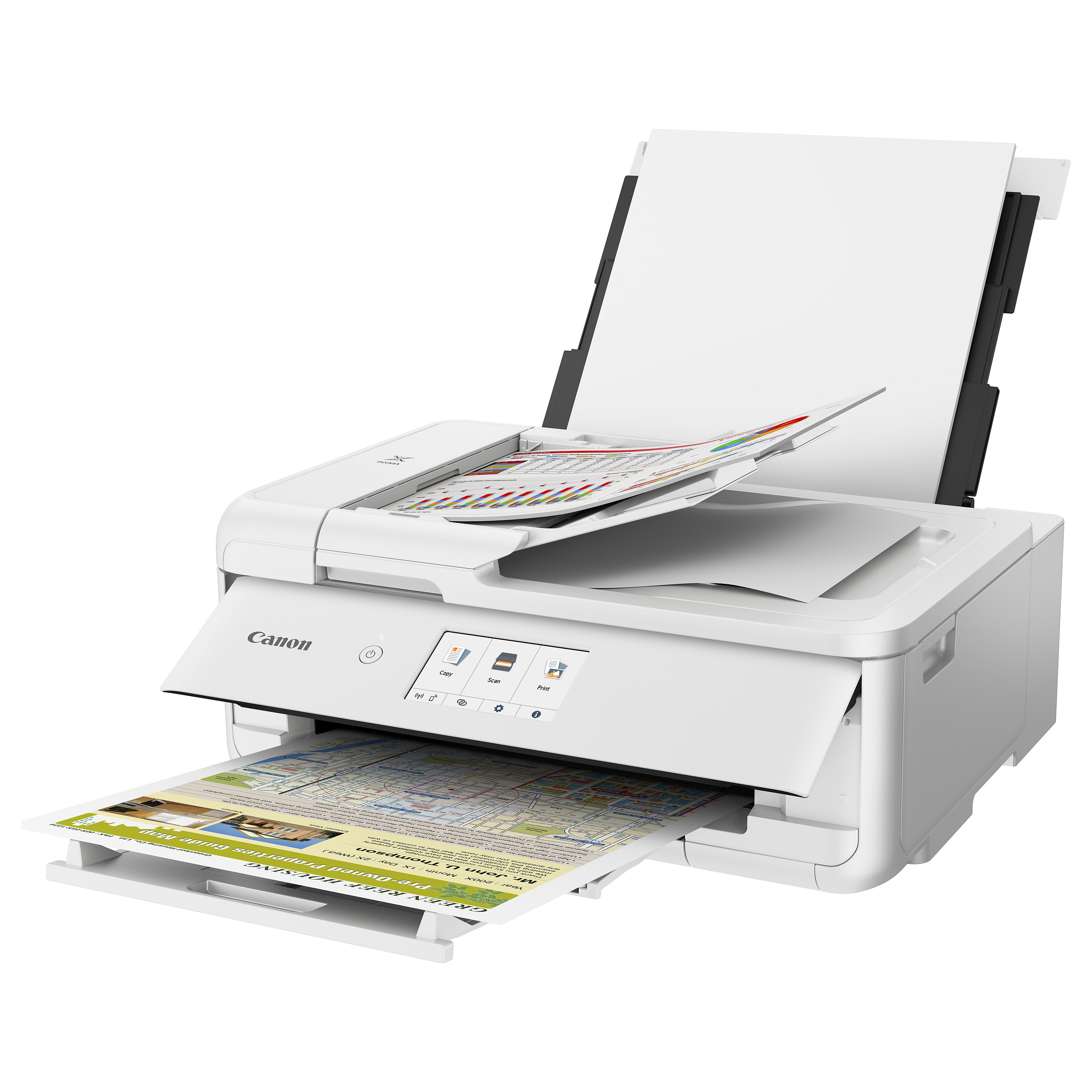Printer Multifunksional T Canon PIXMA TS9551Ca WIFI Touch / 3in1 / A3 / 15ppm - Bardhë - 2