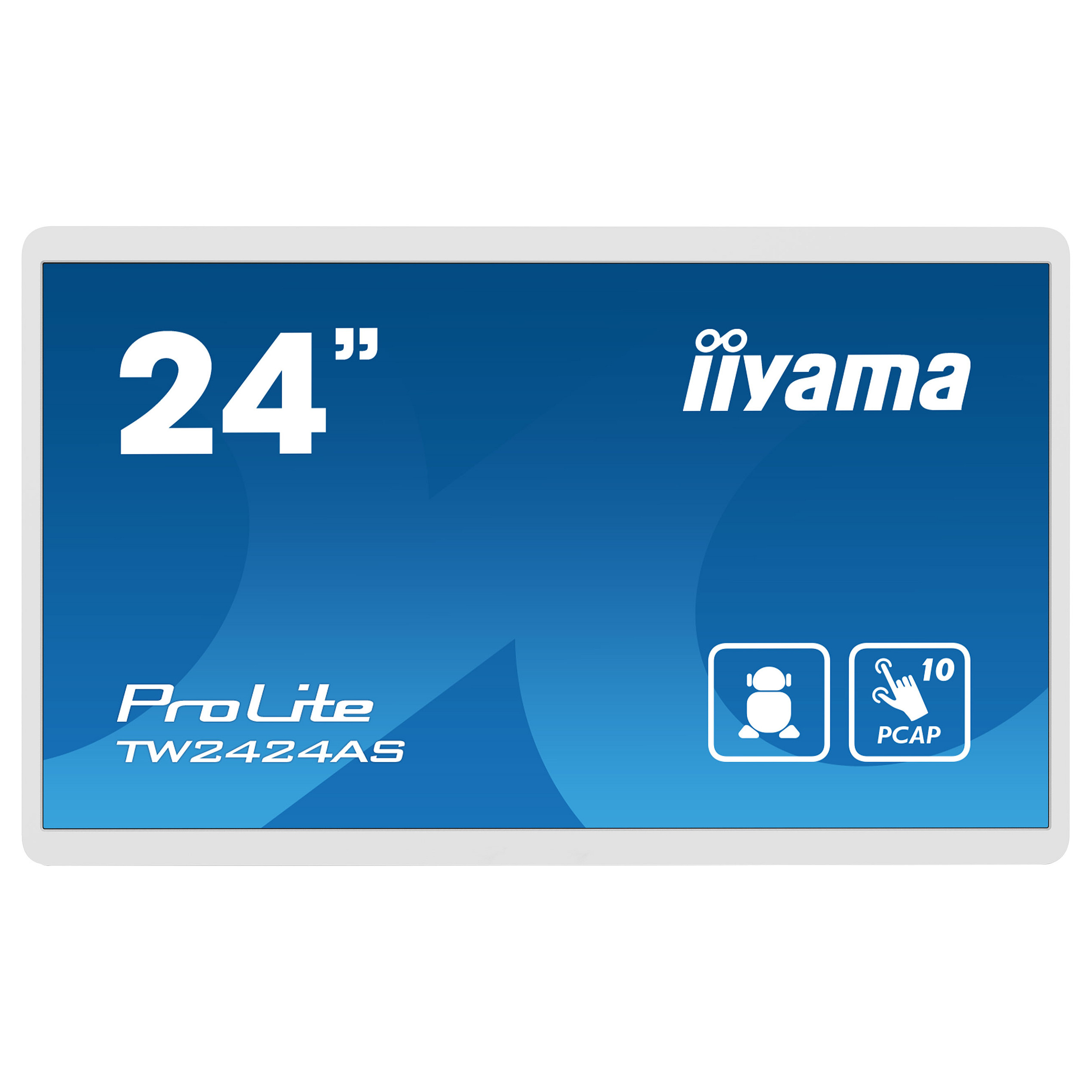 Monitor IIYAMA ProLite TW2424AS-W1 / 23.8" / Touch / 60Hz / 14ms / IPS / i - 2