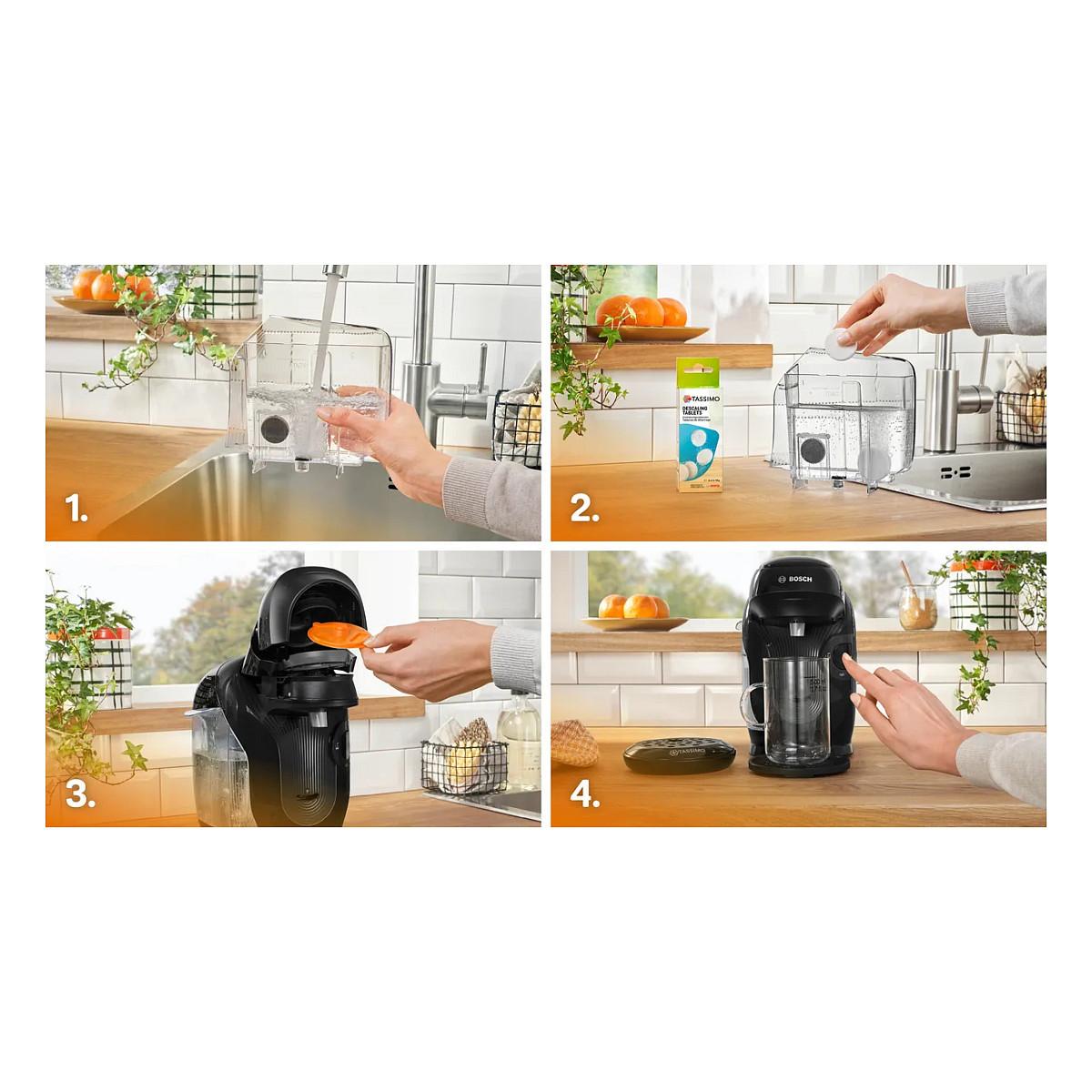 Aparat për Kafe me Kapsula Bosch TASSIMO STYLE TAS112E, 1400 W, Rezervuar 0.7 L, INTELLIBREW – Zezë/Bardhë - 5
