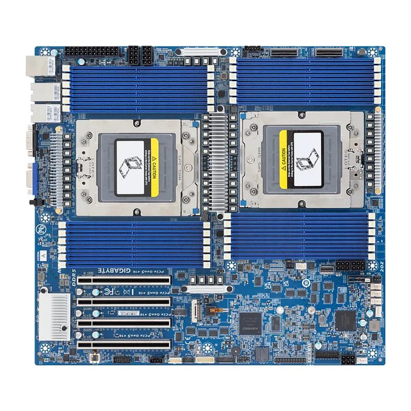 Pllakë Amë Server Gigabyte MZ73-LM2 (Rev. 3.x) AMD EPYC E-ATX Dual Socket SP5 - 2